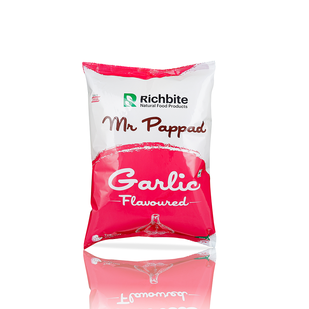 Rice Papad - Garlic