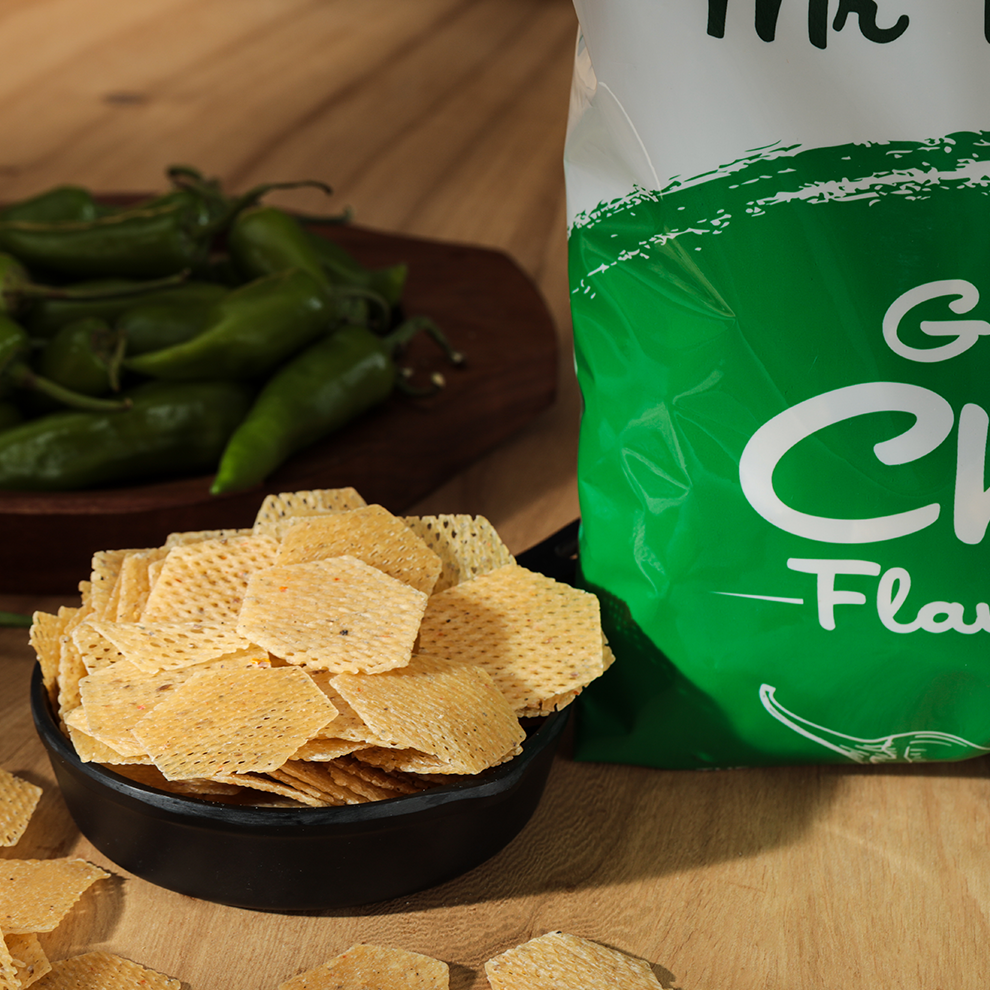 Rice Papad - Green Chilli